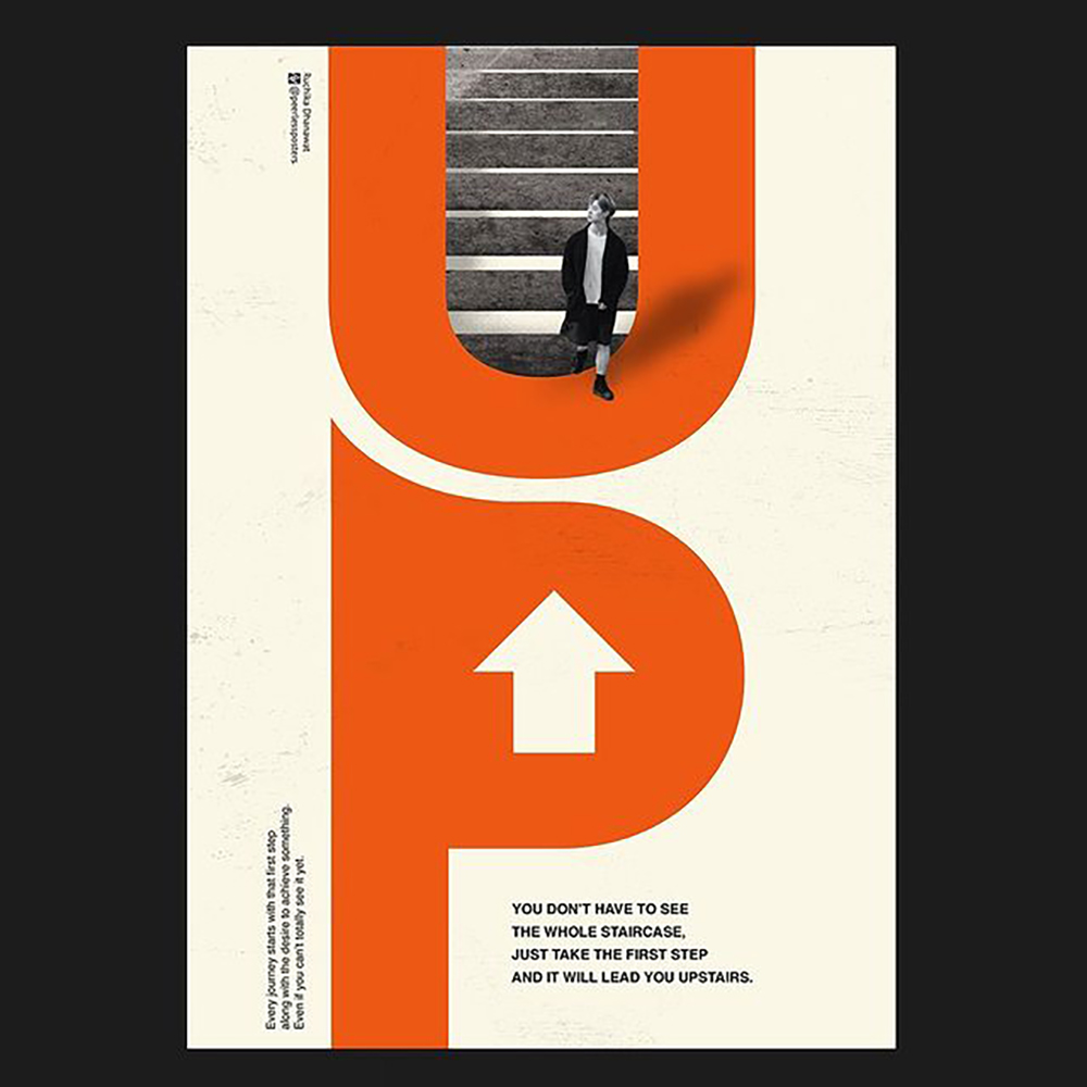 极具艺术感的图片与文字结合