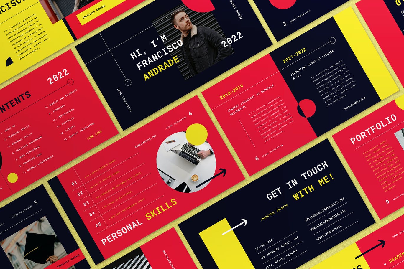 工作室介绍PPT模版 (PPT,PPTX)