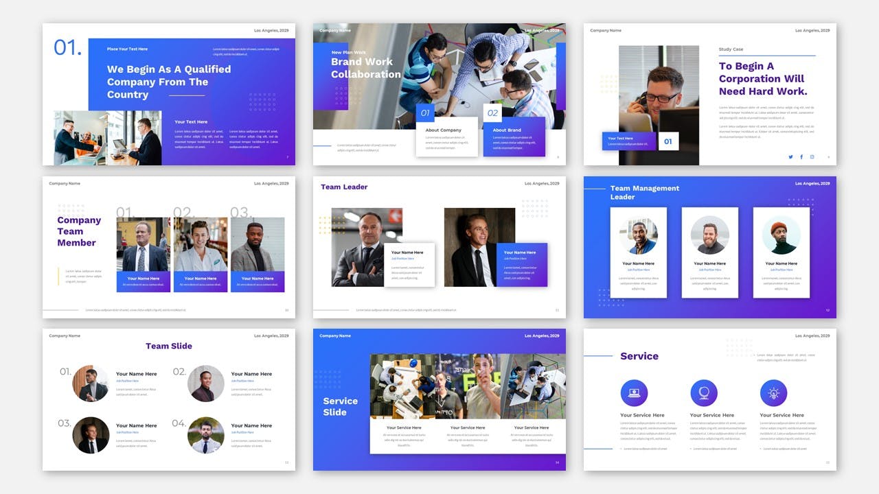 公司产品推荐PPT模版 (PPTX,PPT)