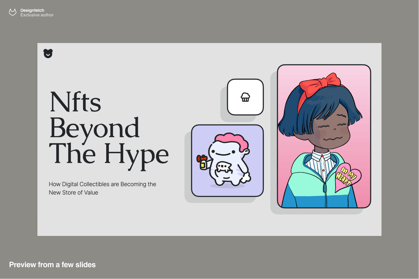 Nft加密技术 PPT模板 (PPTX)