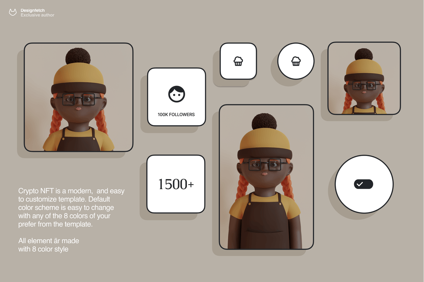 Nft加密技术 PPT模板 (PPTX)