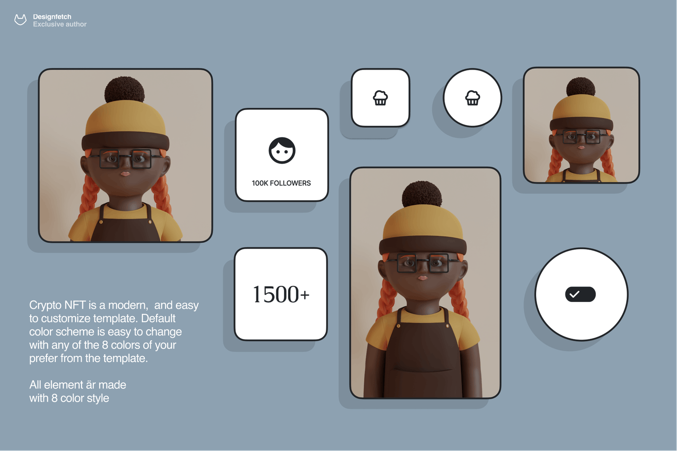 Nft加密技术 PPT模板 (PPTX)