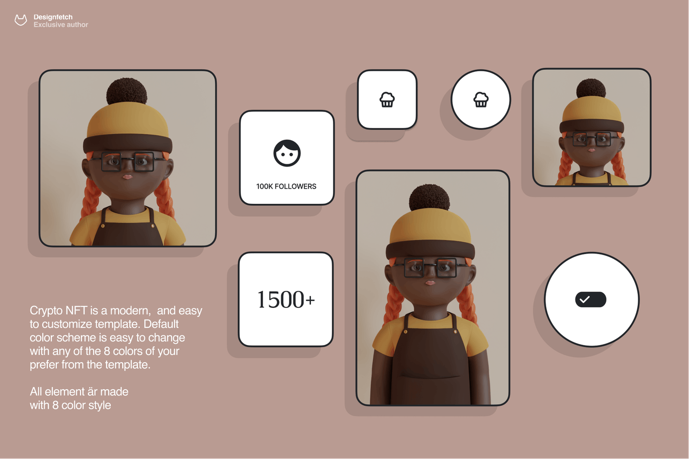 Nft加密技术 PPT模板 (PPTX)