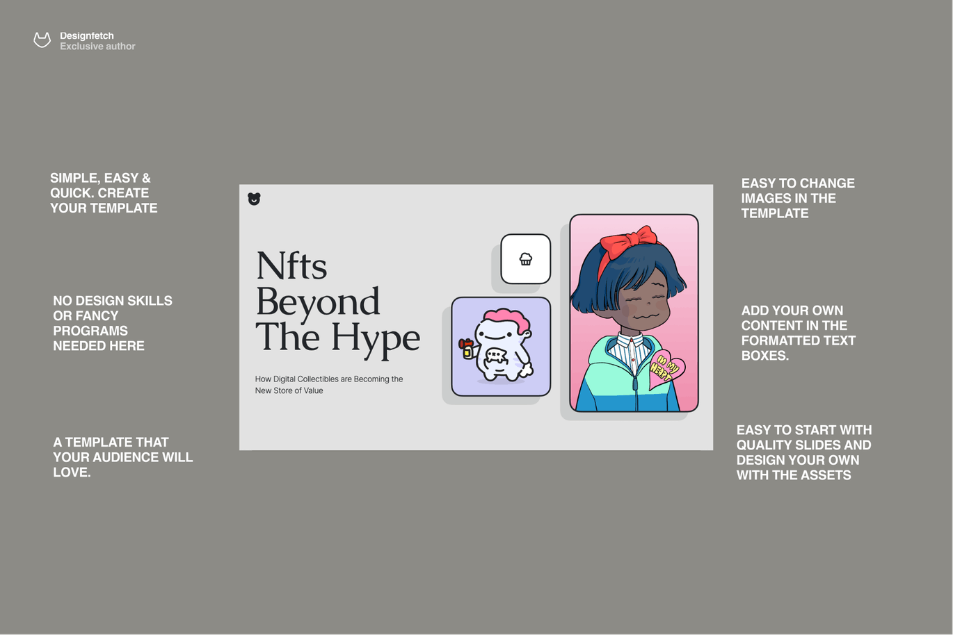 Nft加密技术 PPT模板 (PPTX)