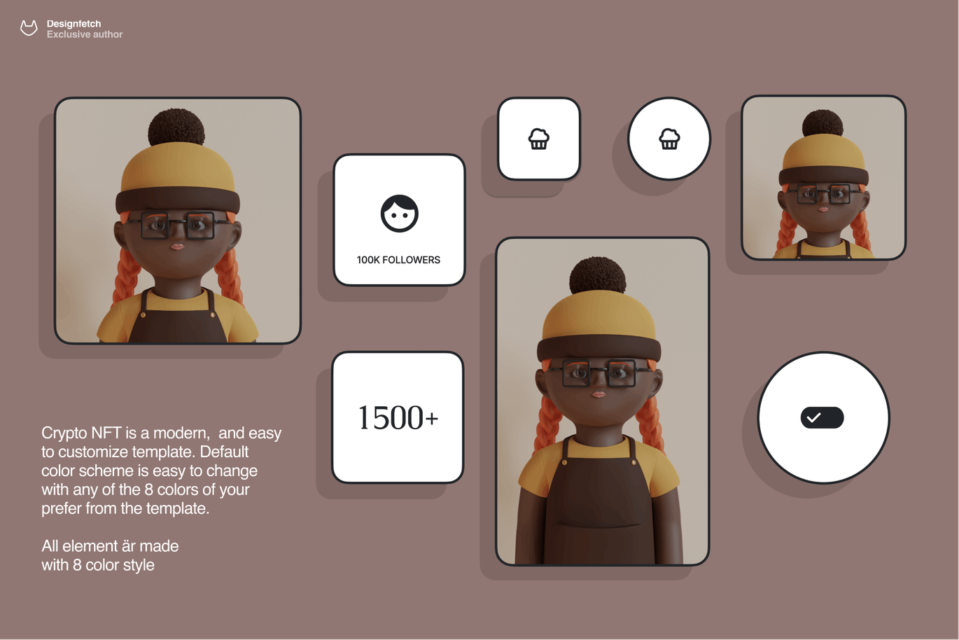 Nft加密技术 PPT模板 (PPTX)