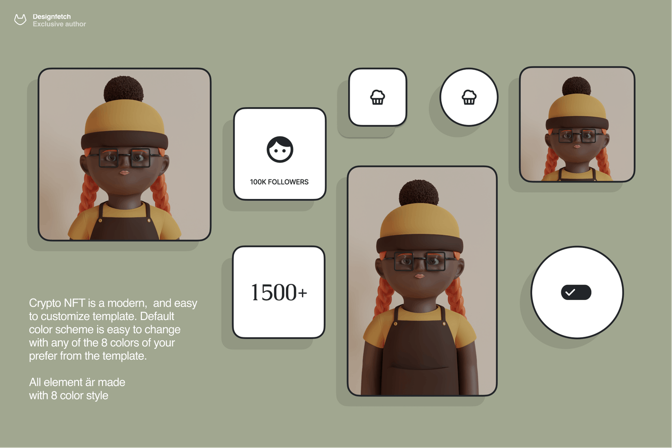 Nft加密技术 PPT模板 (PPTX)