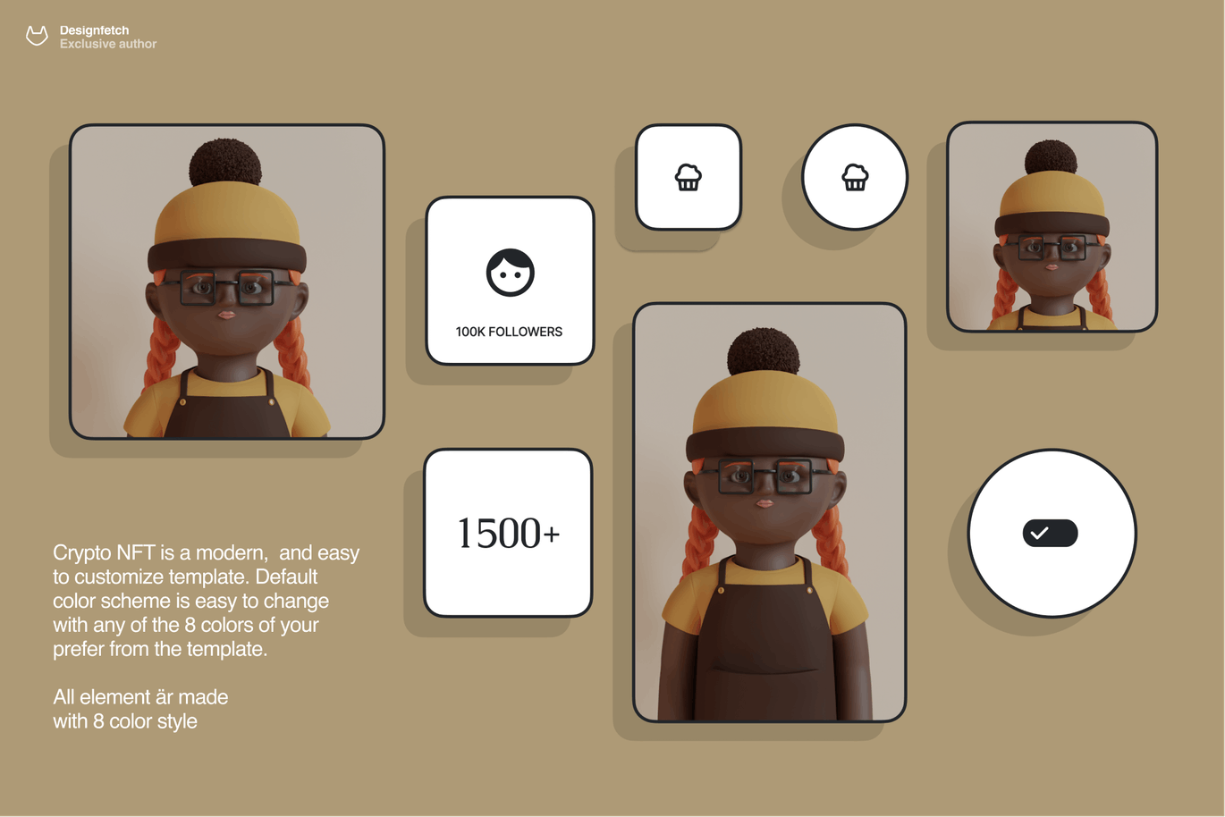 Nft加密技术 PPT模板 (PPTX)