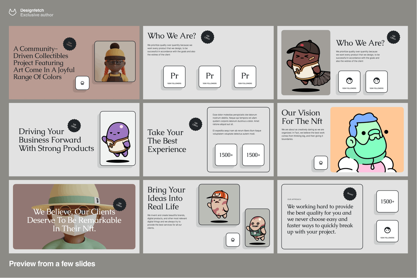 Nft加密技术 PPT模板 (PPTX)