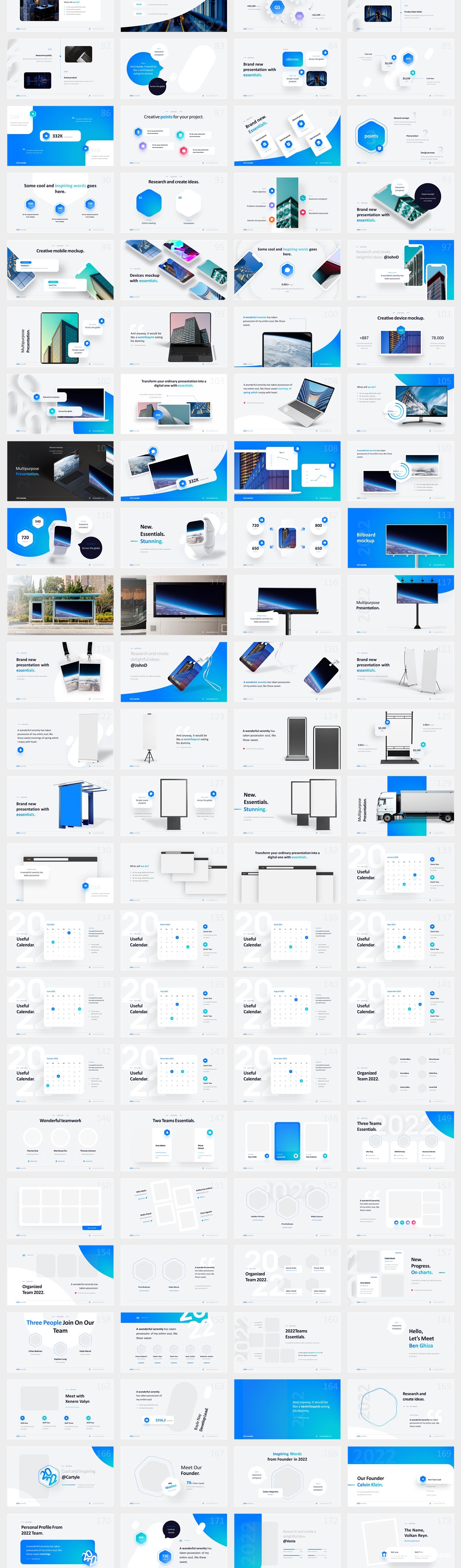 2022年新版商务汇报452页高级动态PPT版式大全！超级精美！