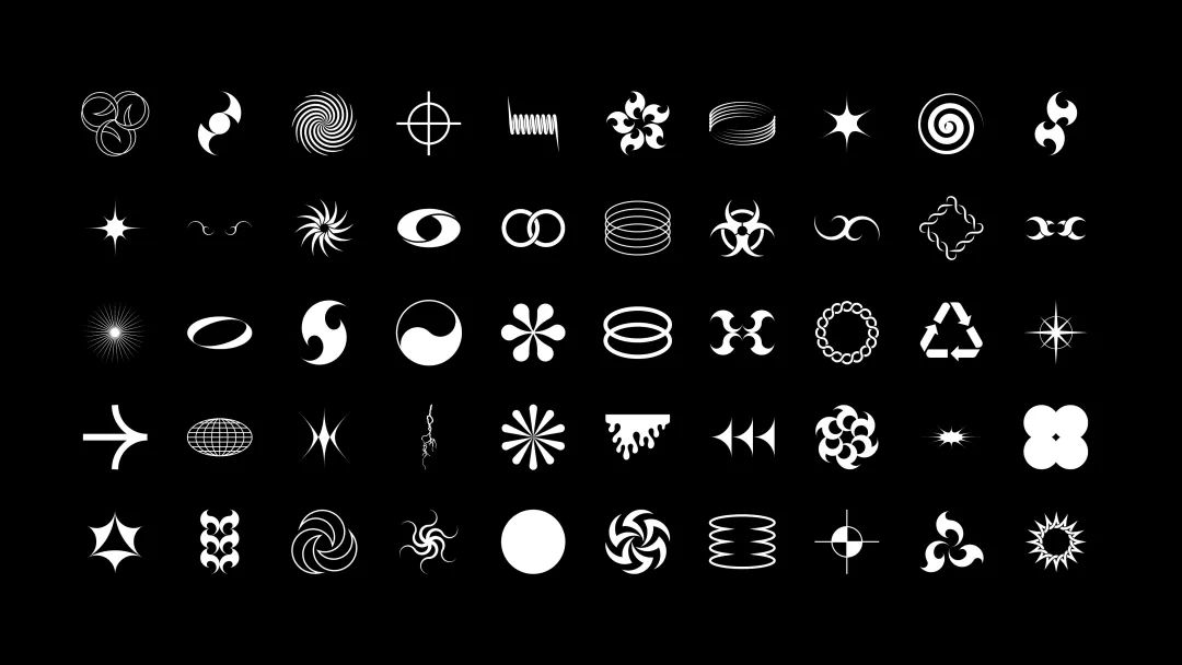 PPT里的抽象图形素材，齐了！