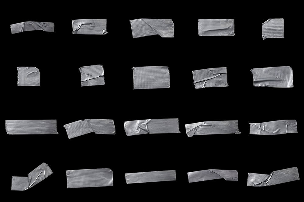 塑料胶带叠层纹理背景素材 (png)