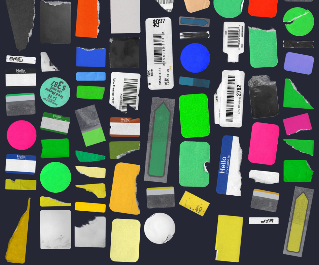 潮流艺术贴纸素材,这次整齐了!