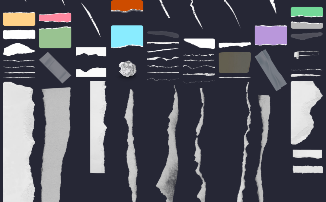 潮流艺术贴纸素材,这次整齐了!