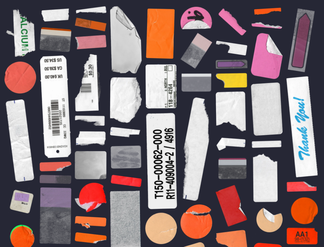 潮流艺术贴纸素材，这次整齐了！