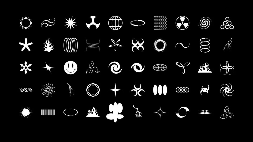 PPT里的抽象图形素材，齐了！