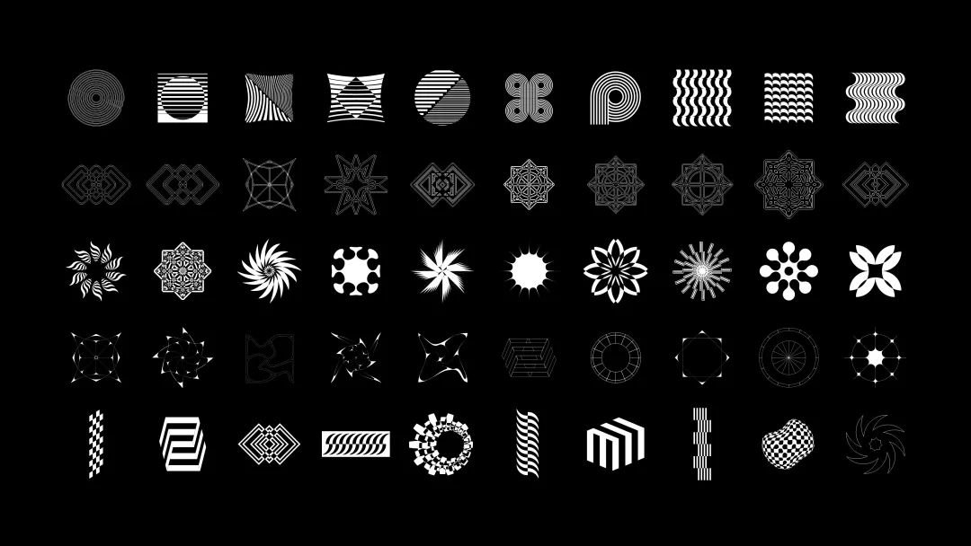 PPT里的抽象图形素材，齐了！