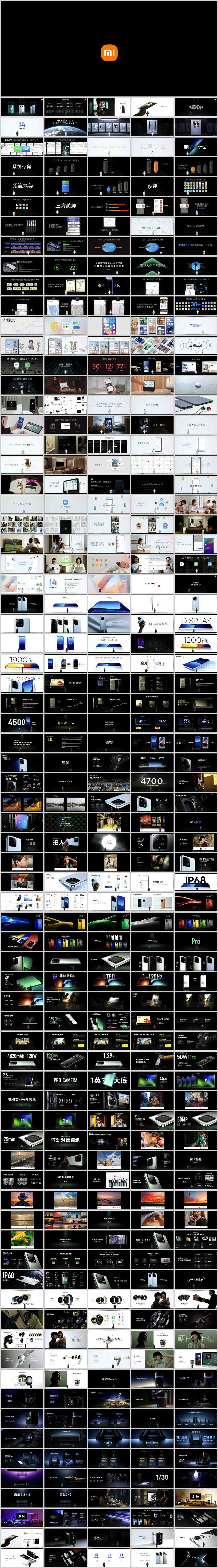 小米13小米MIUI14新品系列发布会PPT案例-370页