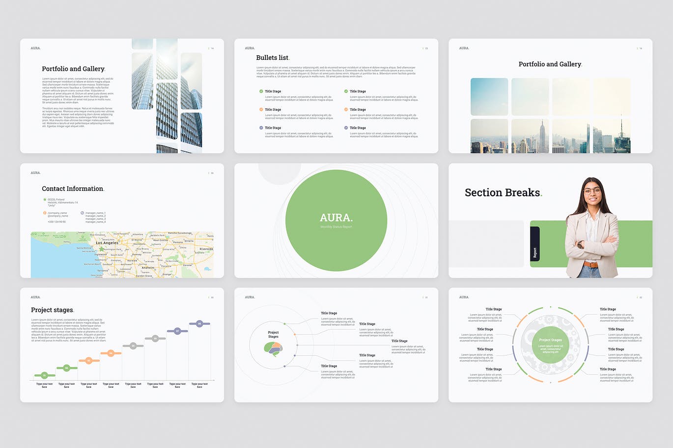 月度总计业务分析报告ppt模板 (PPTX,PDF)