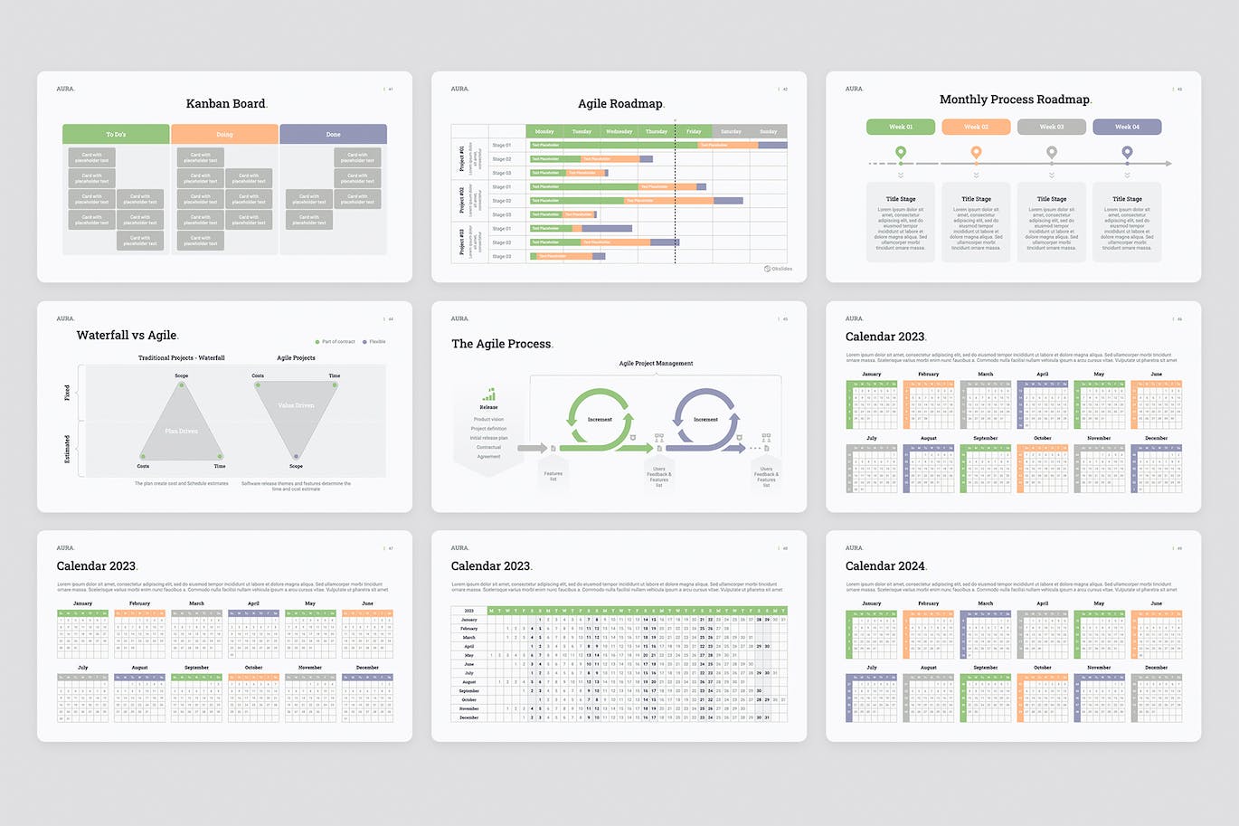 月度总计业务分析报告ppt模板 (PPTX,PDF)