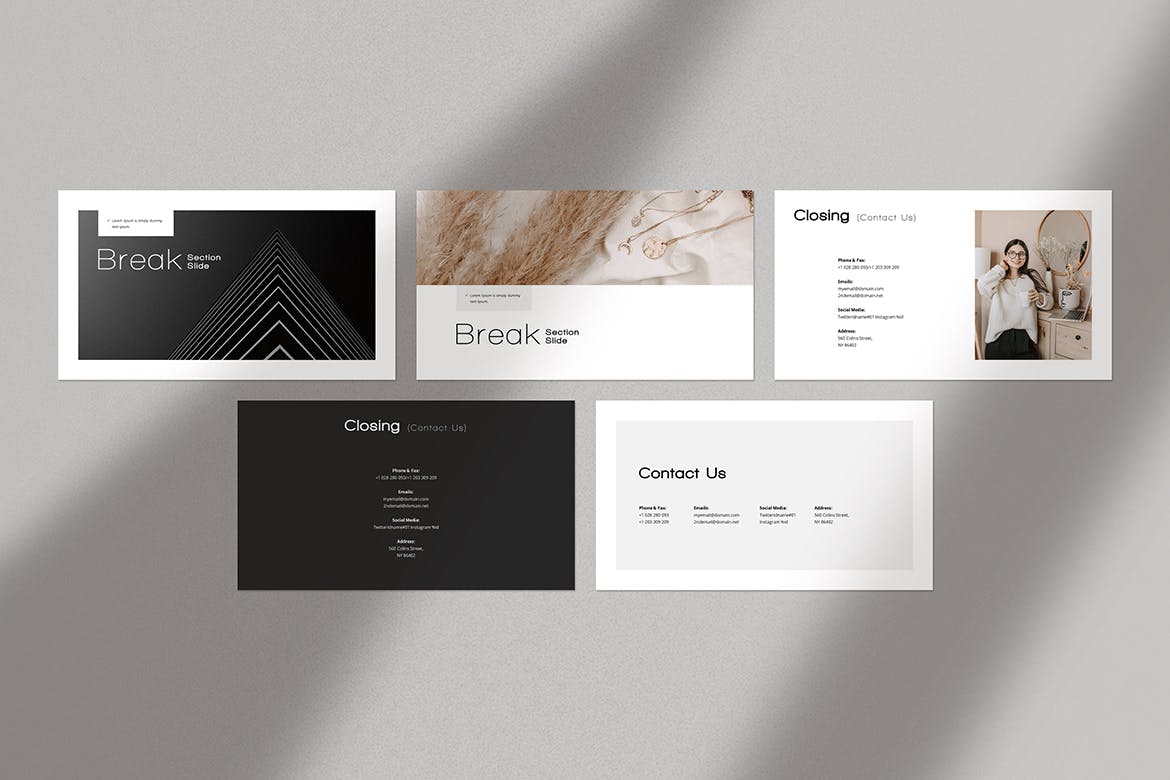 年度总结报告ppt模板 (PPTX)