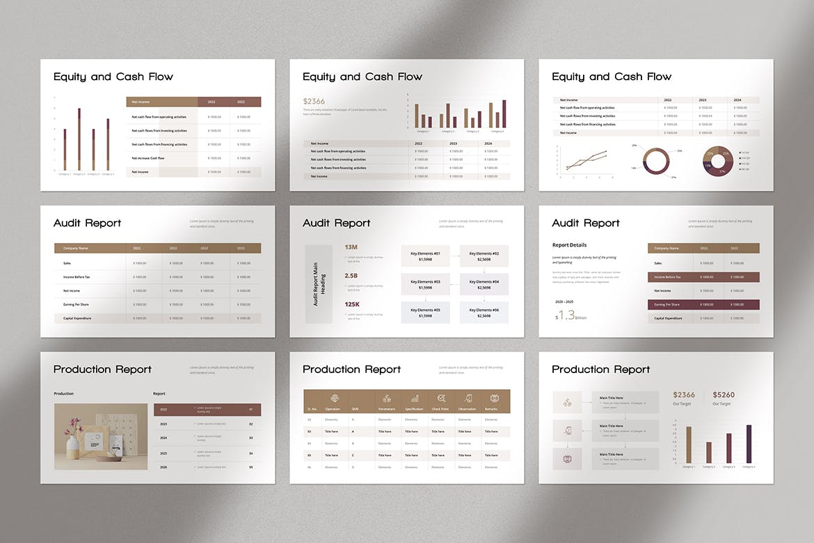年度总结报告ppt模板 (PPTX)