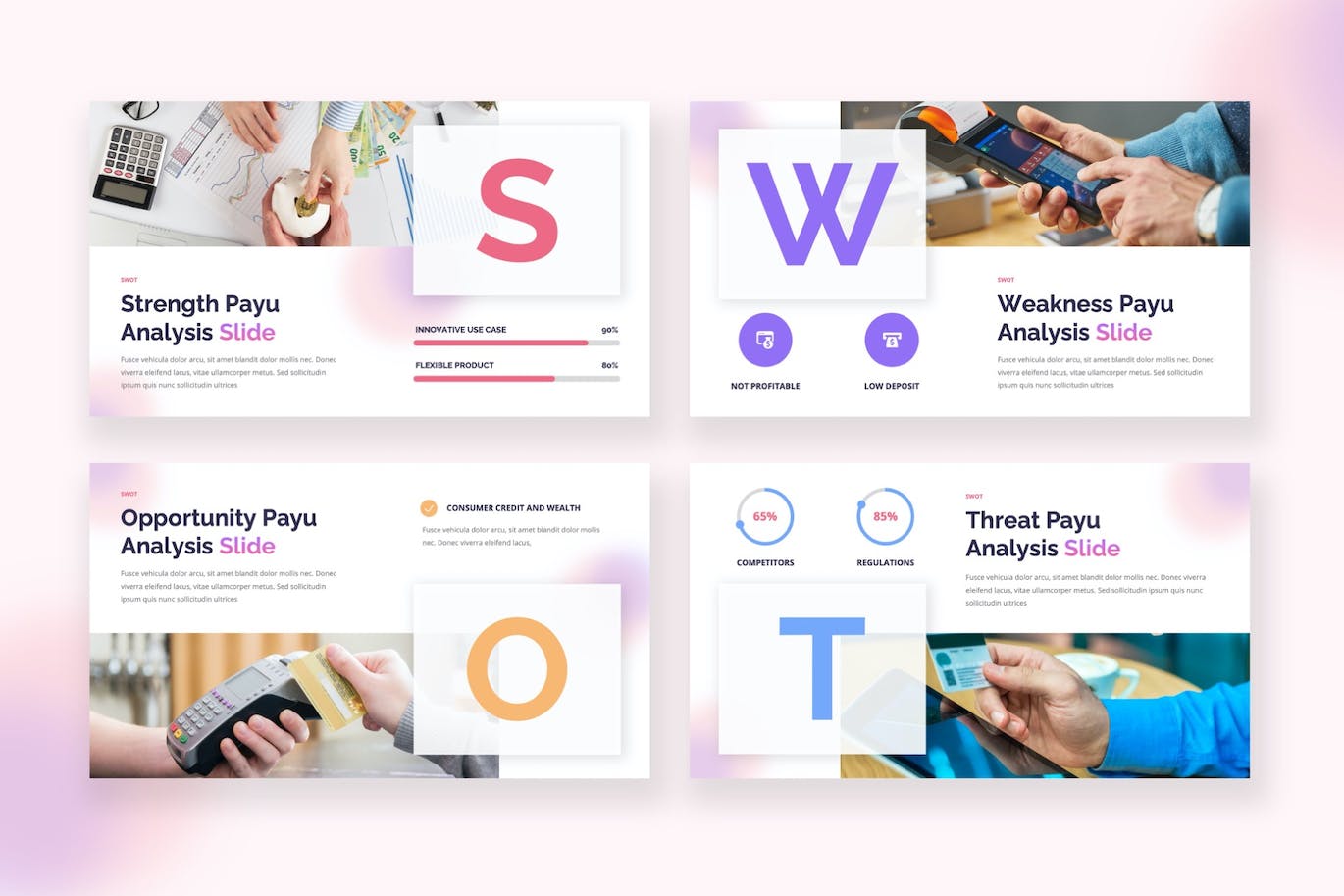 数字钱包和支付介绍PPT模版 (PPTX)