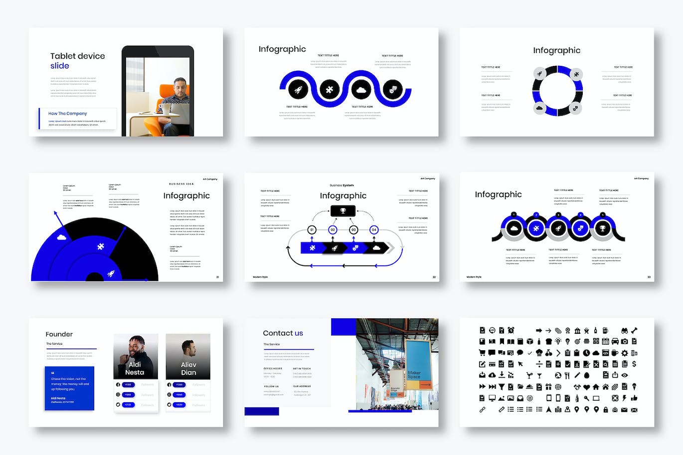 时尚高端专业的高品质商业商务质感PPT幻灯片演示模板（pptx）