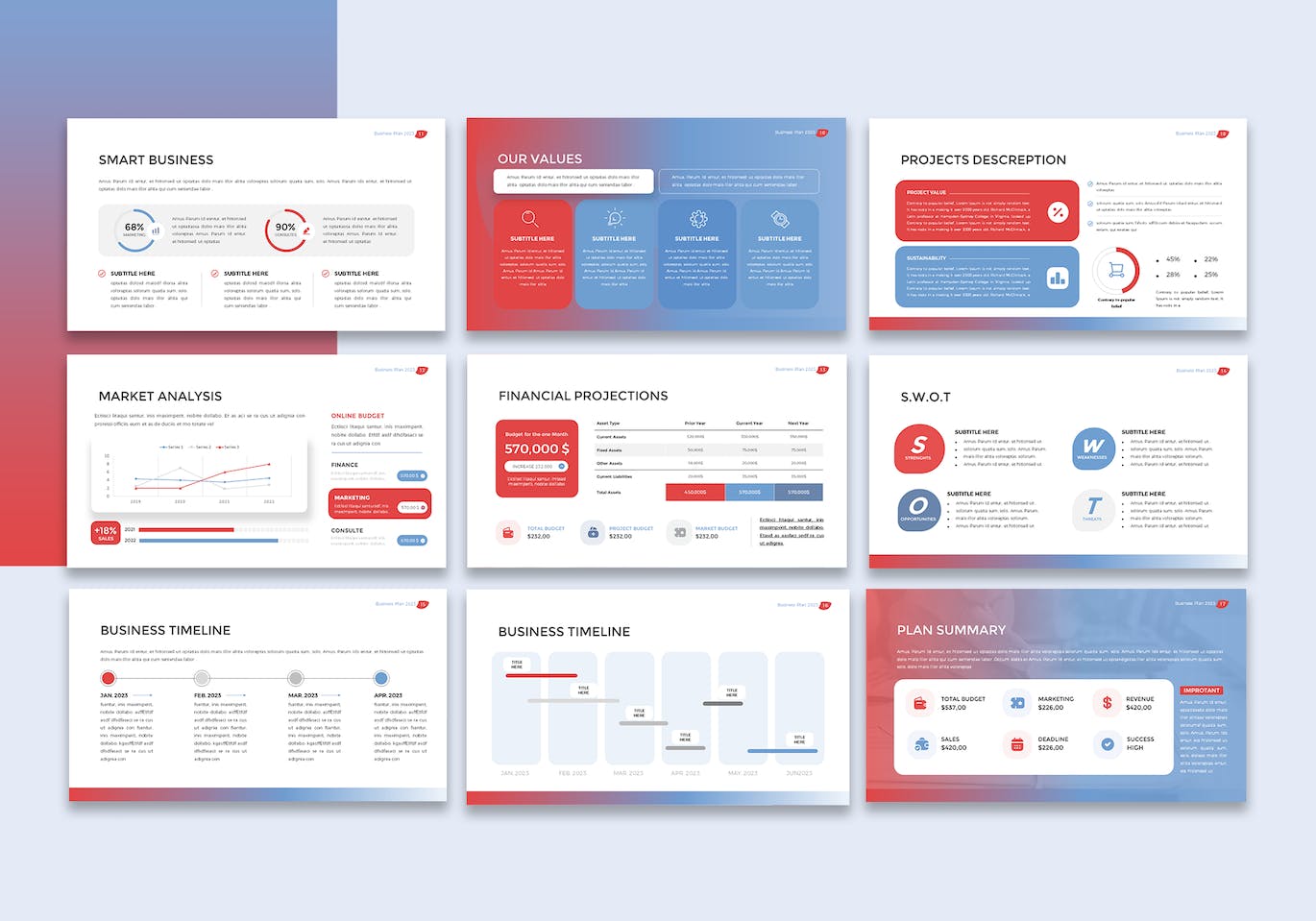 清新时尚简约高端商业计划书PPT幻灯片演示模板（pptx）