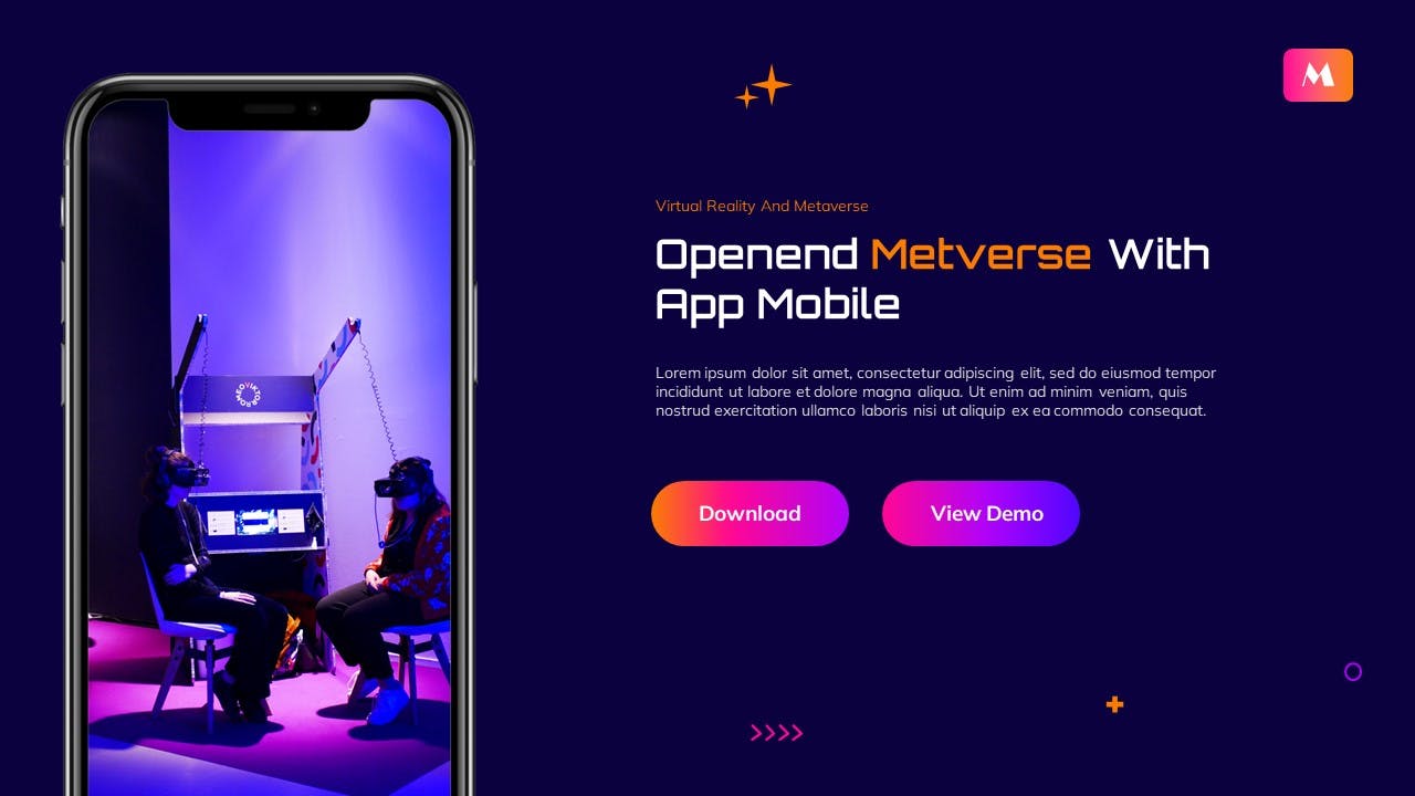 虚拟现实 PPT模板 (PPTX,PPT)