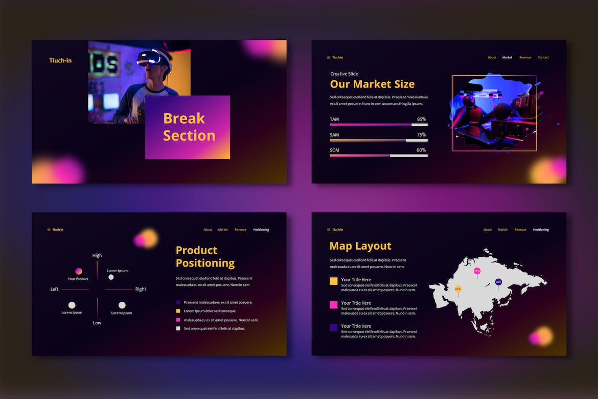 数据展示PPT模版 (PPTX)