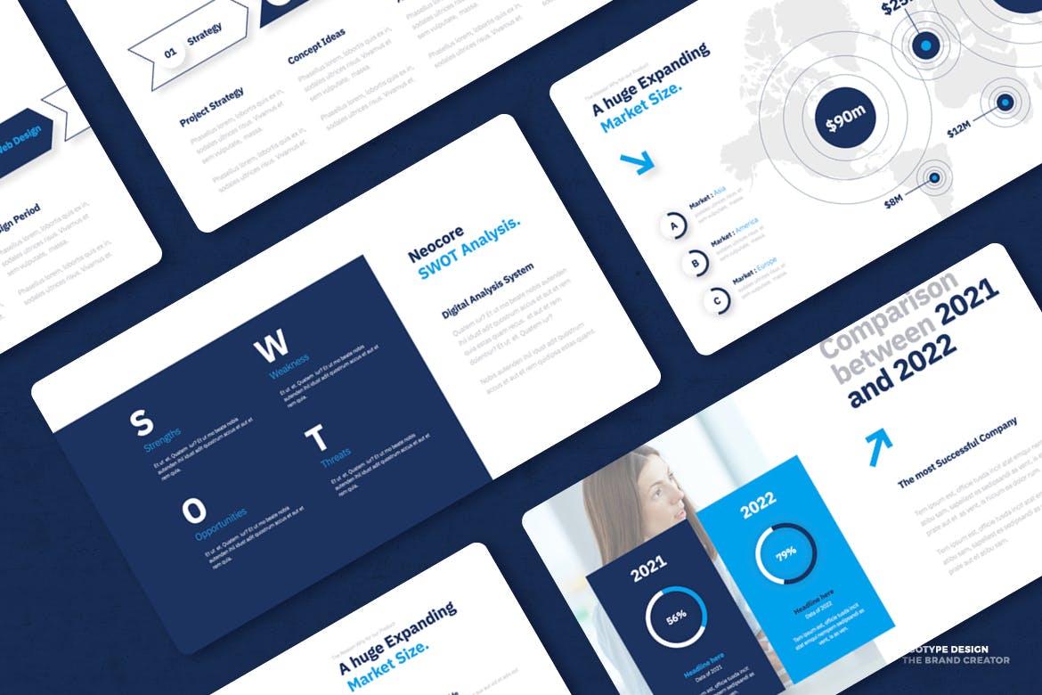 极简主义业务介绍PPT模版 (PPTX)