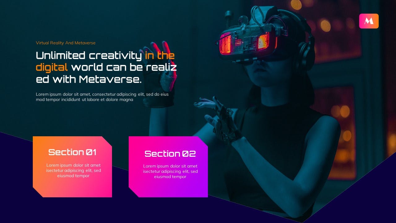 虚拟现实 PPT模板 (PPTX,PPT)