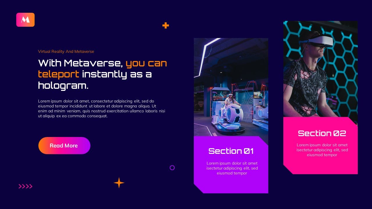 虚拟现实 PPT模板 (PPTX,PPT)