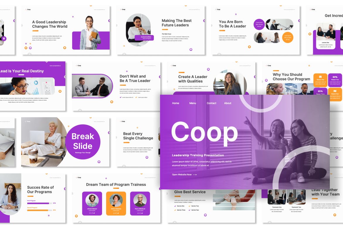 领导力培训演讲稿PPT模版 (PPTX,PPT)