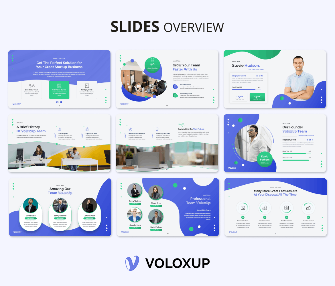 创意的商业计划书PPT模版 (PPTX)