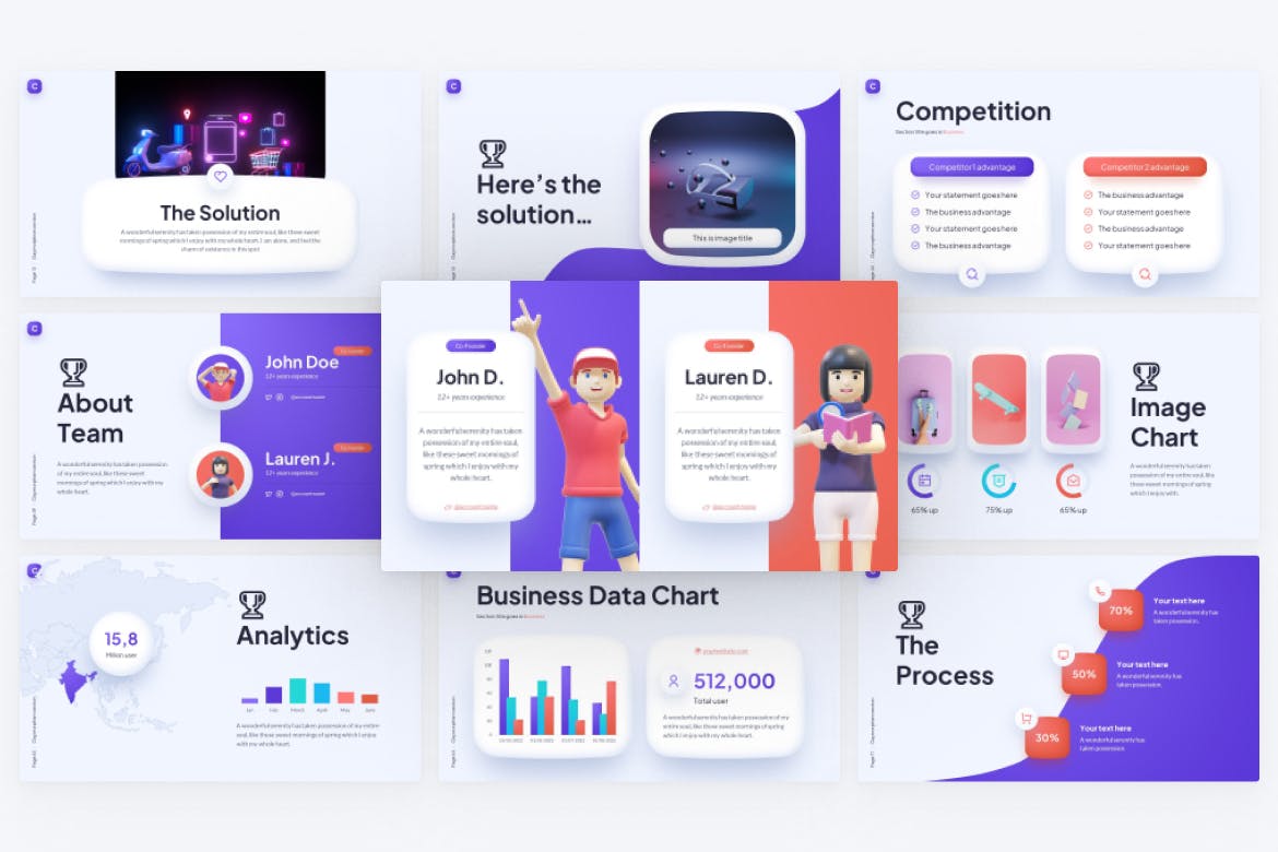 业务介绍产品介绍产品目标PPT模版 (PPTX)