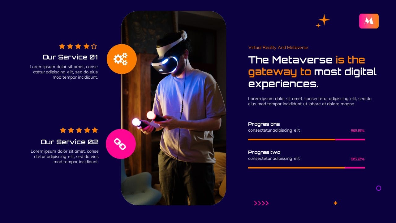 虚拟现实 PPT模板 (PPTX,PPT)