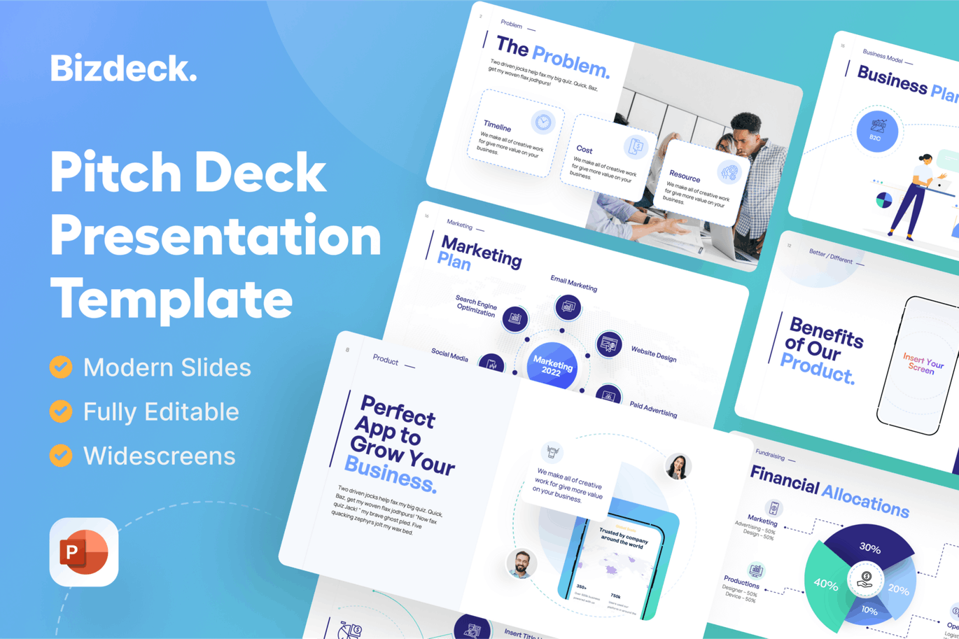 业务计划PPT模版下载 (PPTX)