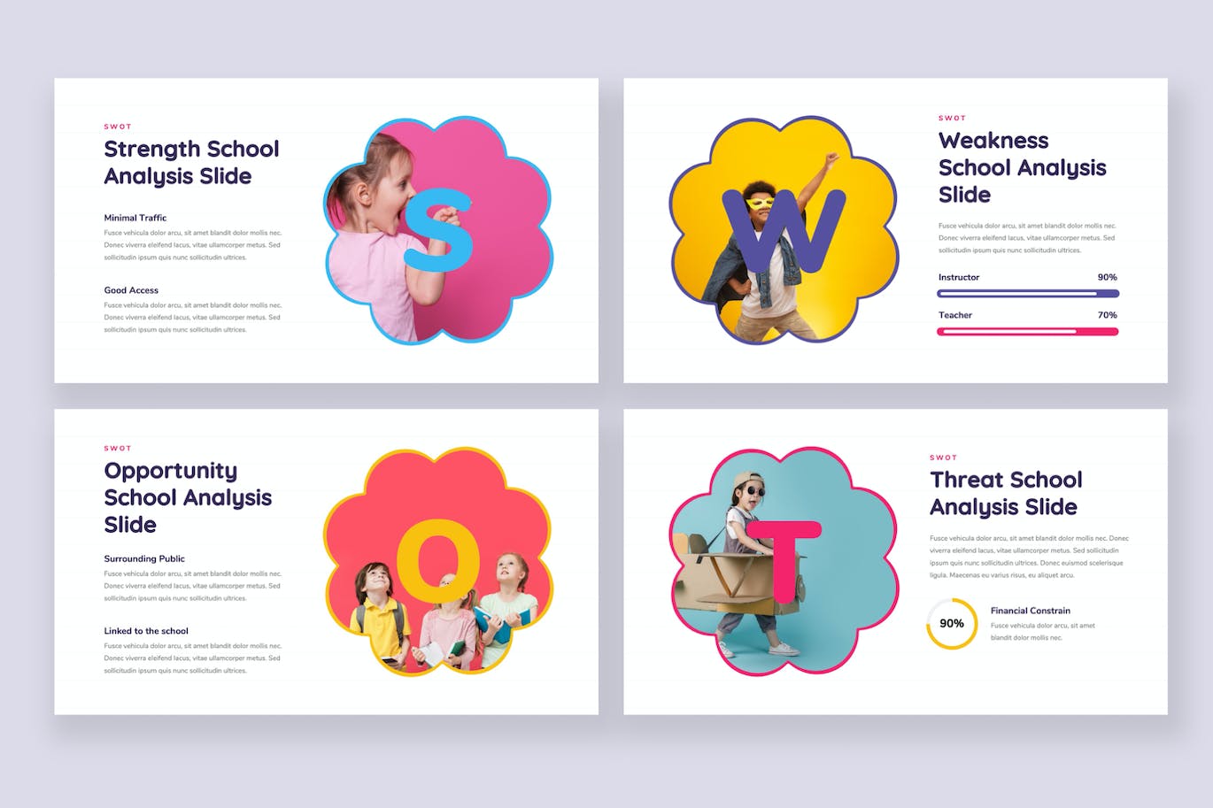 儿童客串-日托和儿童学校PPT模版 (PPTX)