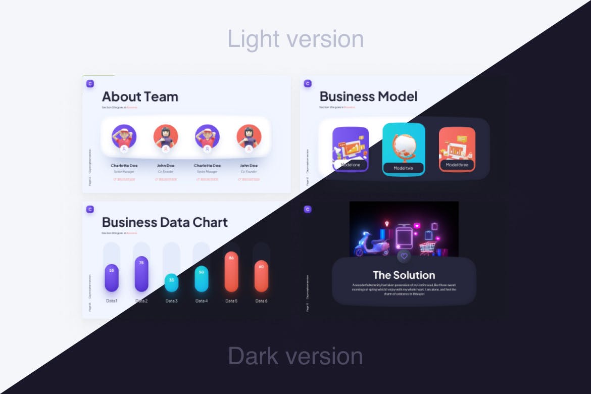 业务介绍产品介绍产品目标PPT模版 (PPTX)