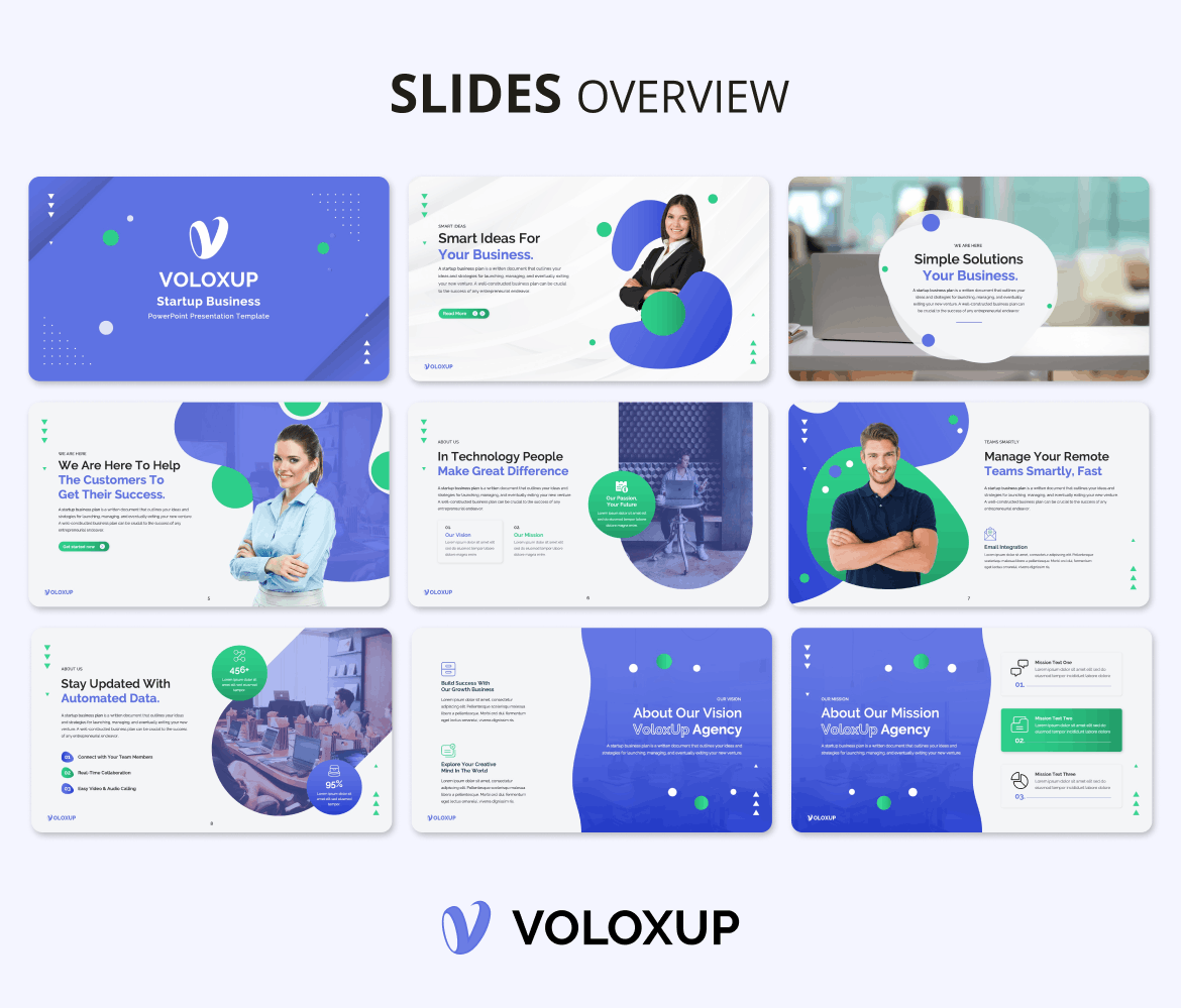 创意的商业计划书PPT模版 (PPTX)