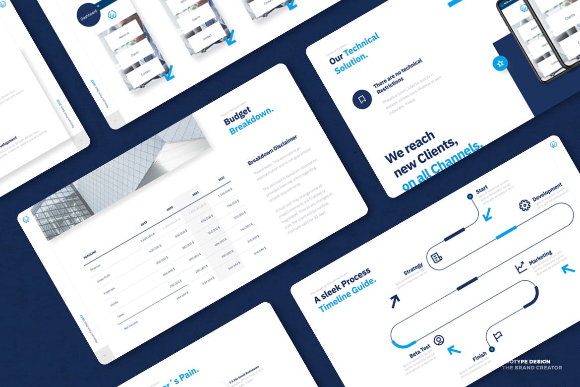 极简主义业务介绍PPT模版 (PPTX)