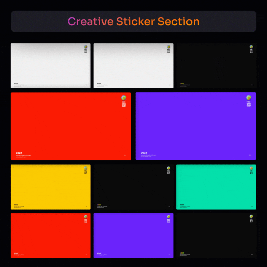 1000+动态高级感图文3d立体场景图形PPT模板[S98]
