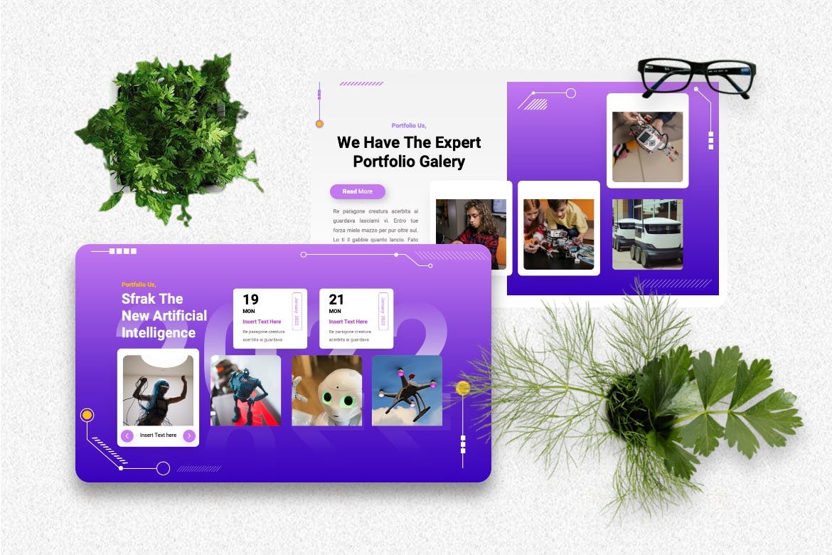 Sfrak – 精美技术主题PPT模板(PPTX)