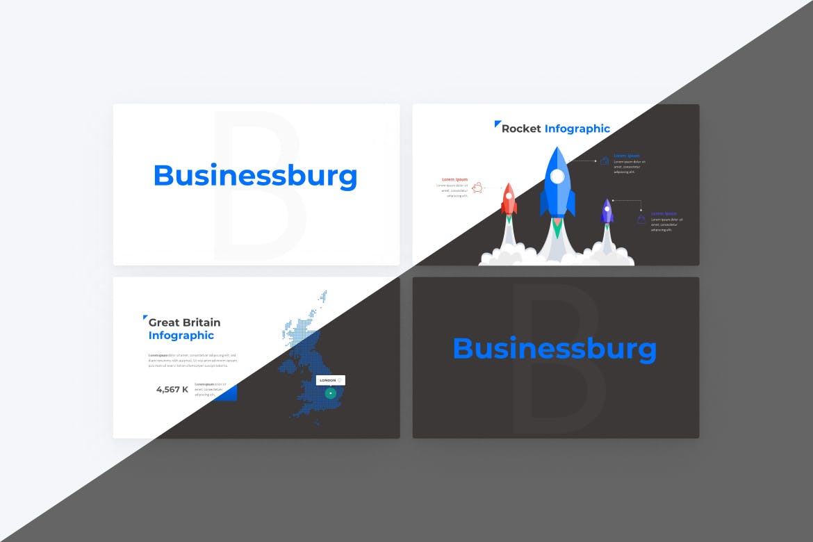 商业项目介绍PPT模板下载（PPTX）
