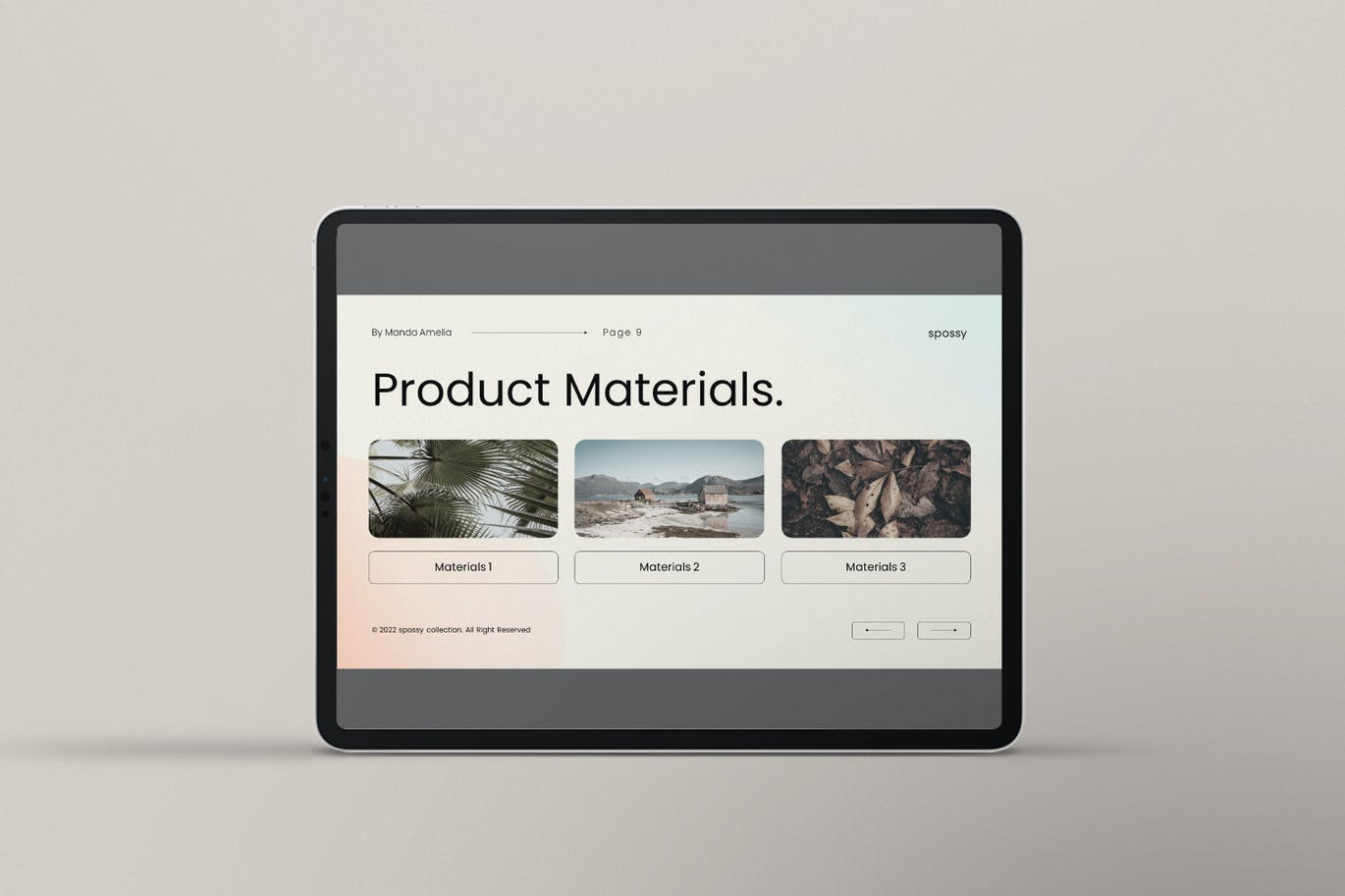 高品质的时尚高端专业的多用途清新品牌设计PPT模板（pptx）