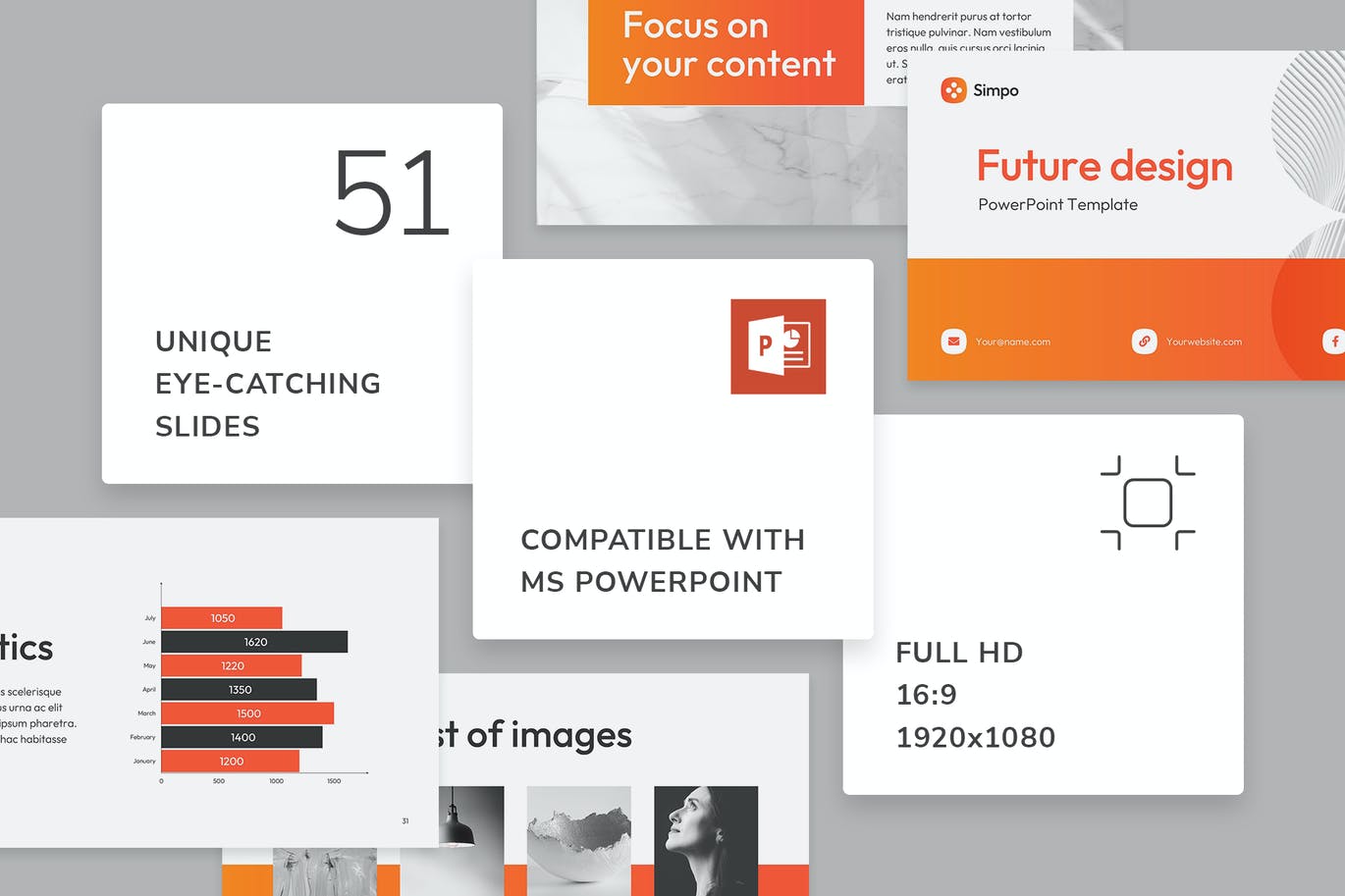 高品质的时尚高端简约清新多用途的现代风格PPT模板（pptx）