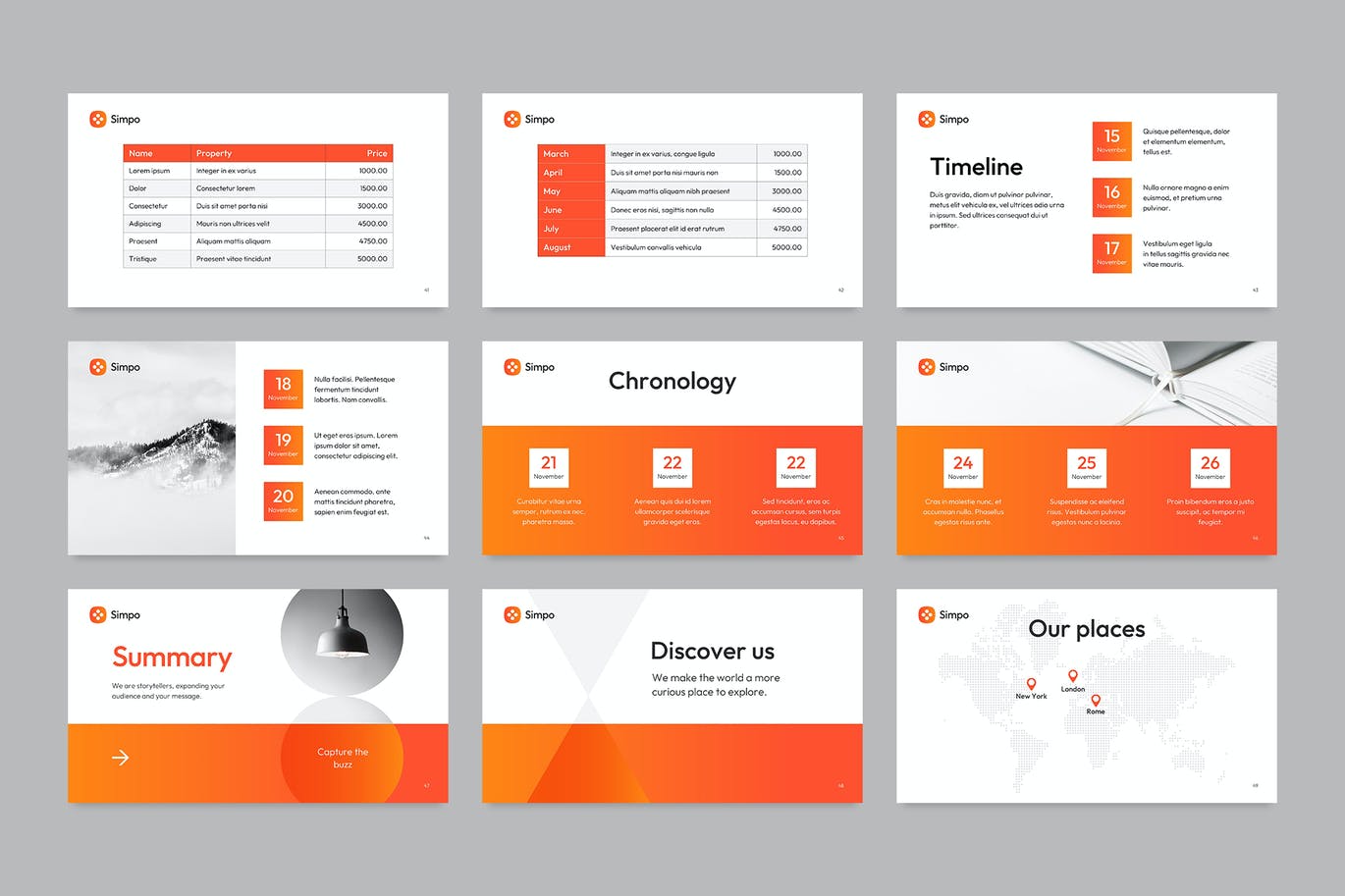 高品质的时尚高端简约清新多用途的现代风格PPT模板（pptx）