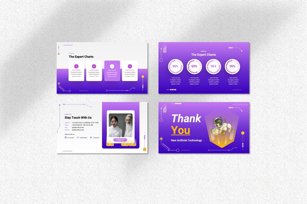 Sfrak – 精美技术主题PPT模板(PPTX)