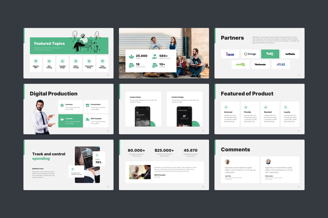 LOGI – 谷歌幻灯片演示模板 (PPTX)